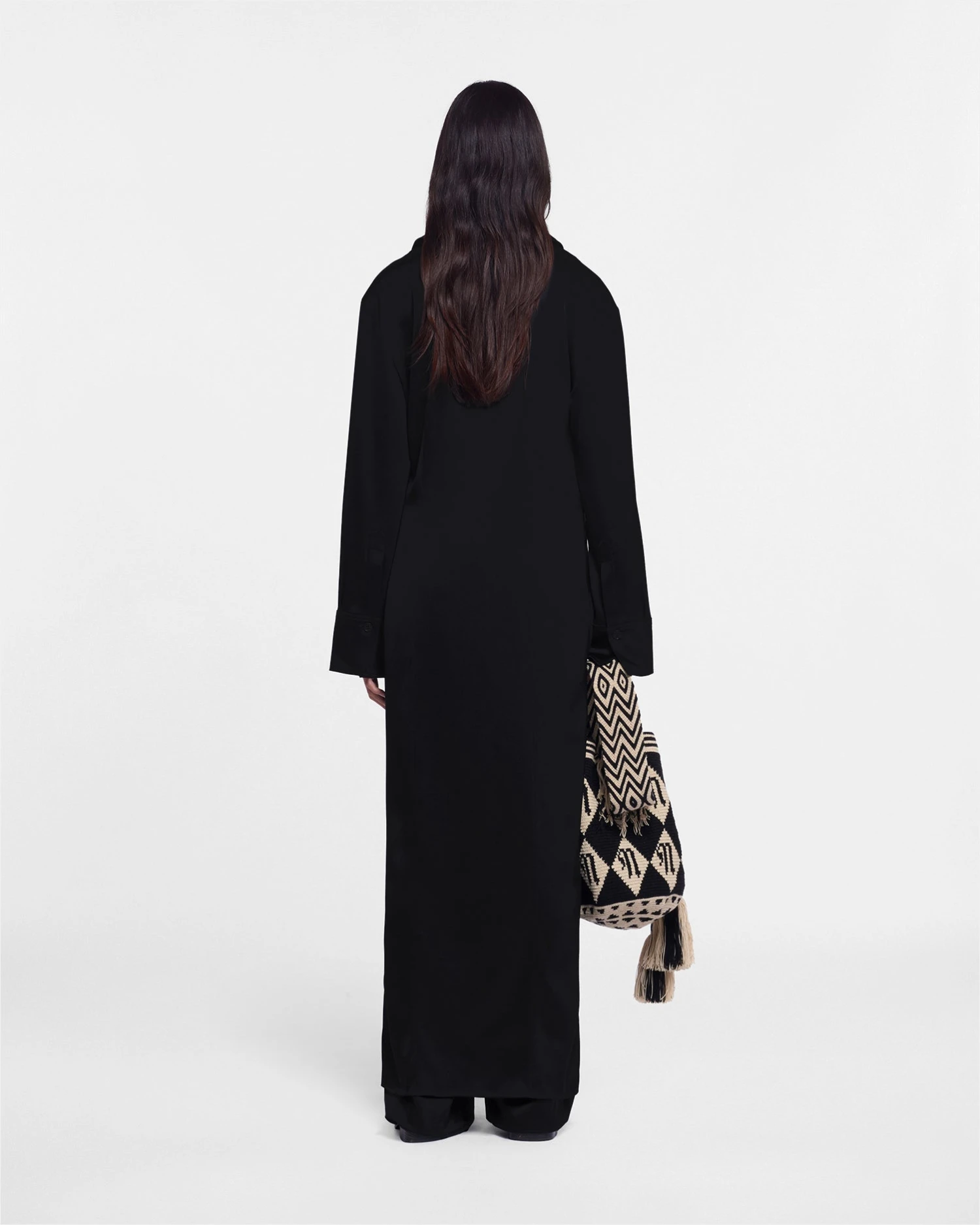 Nanushka Joann - Slip Satin Shirt Dress - Black 4 Nanushka Joann - Slip Satin Shirt Dress - Black - Image 2