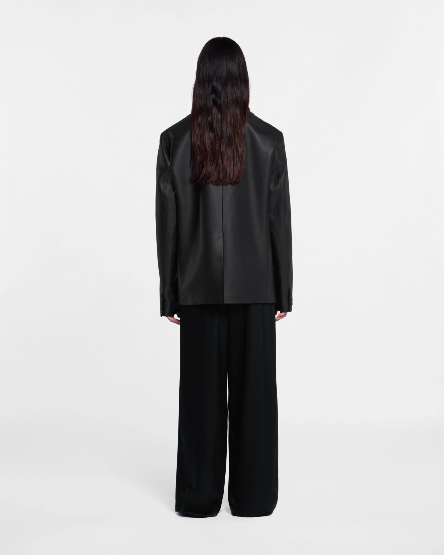 Nanushka Rox - Regenerated Leather Blazer - Black 5 Nanushka Rox - Regenerated Leather Blazer - Black - Image 3