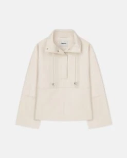 Nanushka Yvette - Regenerated Leather Jacket - Crayon -Nanushka Wear Shop NW23FWOW02471 YVETTE CRAYON REGENERATEDLEATHER 1