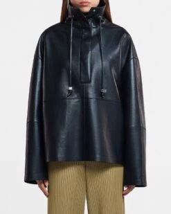 Nanushka Yvette - Regenerated Leather Jacket - Black