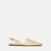 Nanushka Maimu - Leather Point-Toe Flats - Off White -Nanushka Wear Shop NW23RSSO01771 MAIMUOFF WHITE 01