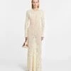 Nanushka Valene - Crochet Maxi Dress - Creme -Nanushka Wear Shop NW24BCDR03771 VALENE CREME PAPERCROCHET 01