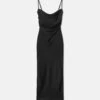 Nanushka Macia - Slip Satin Dress - Black