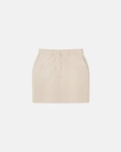 Nanushka Miray - Okobor™ Alt-Leather Mini Skirt - Creme