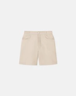 Nanushka Zosha - Okobor™ Alt-Leather Shorts - Creme