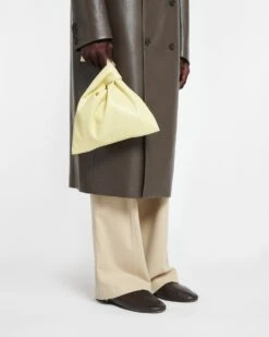 Nanushka Jen - Okobor™ Alt-Leather Clutch - Lemongrass -Nanushka Wear Shop NW24RSBG02961 JEN LEMONGRASS OKOBOR 01 04bbf23d e07e 4ee6 8b6a 96e03da18930