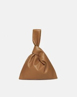 Nanushka Jen - Okobor™ Alt-Leather Clutch - Brown -Nanushka Wear Shop NW24RSBG03076 JEN BROWN ALT LEATHER 03