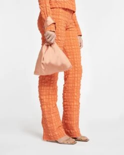 Nanushka Jen - Slip Satin Clutch - Apricot -Nanushka Wear Shop NW24RSBG03716 JEN APRICOT SLIPSATIN