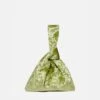 Nanushka Jen - Crushed Velvet Clutch - Sage -Nanushka Wear Shop NW24RSBG03963 JEN SAGE CRUSHEDVELVET 01