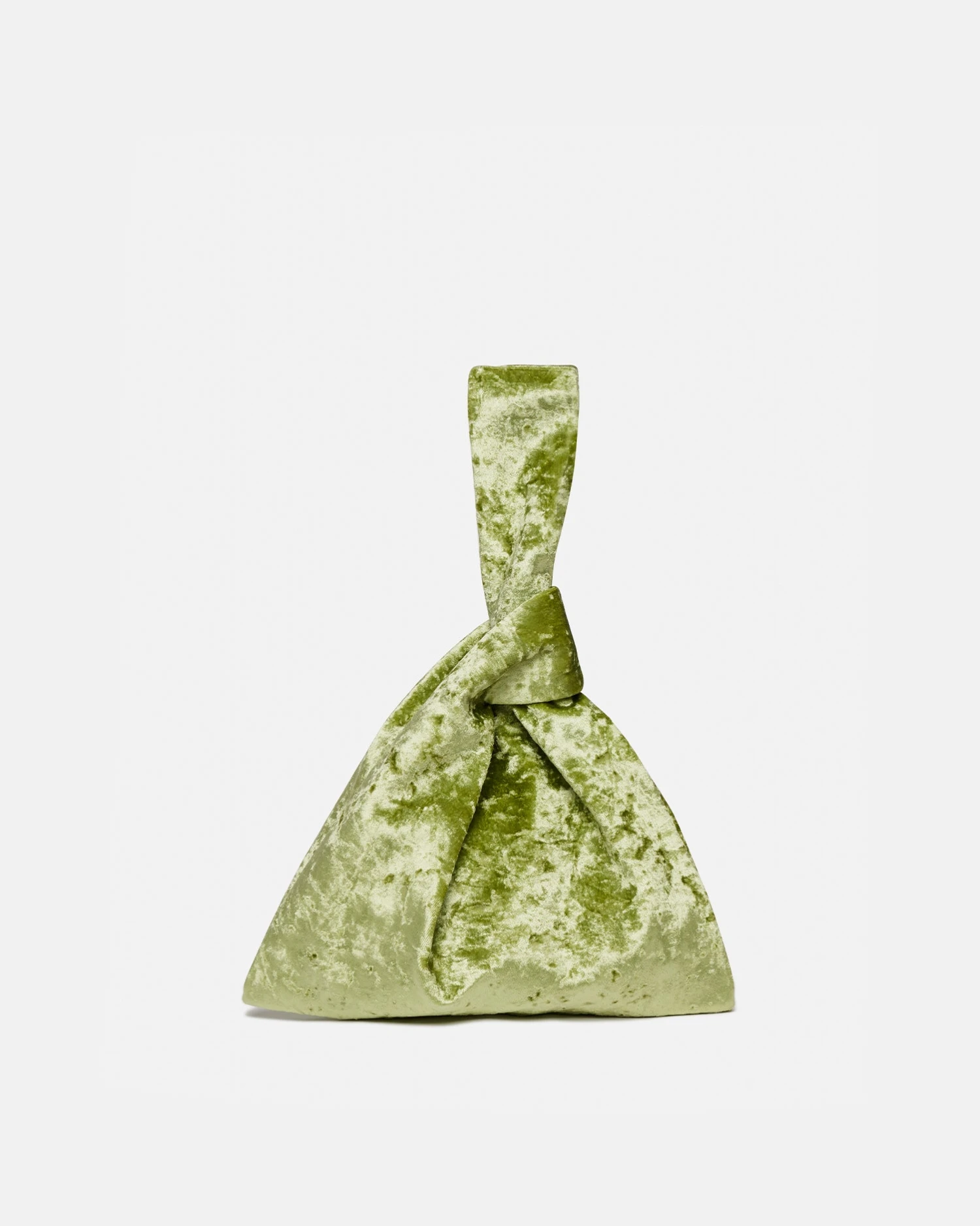 Nanushka Jen - Crushed Velvet Clutch - Sage 3 Nanushka Jen - Crushed Velvet Clutch - Sage