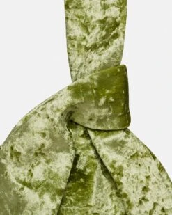 Nanushka Jen - Crushed Velvet Clutch - Sage 14 Nanushka Jen - Crushed Velvet Clutch - Sage -Nanushka Wear Shop NW24RSBG03963 JEN SAGE CRUSHEDVELVET 04