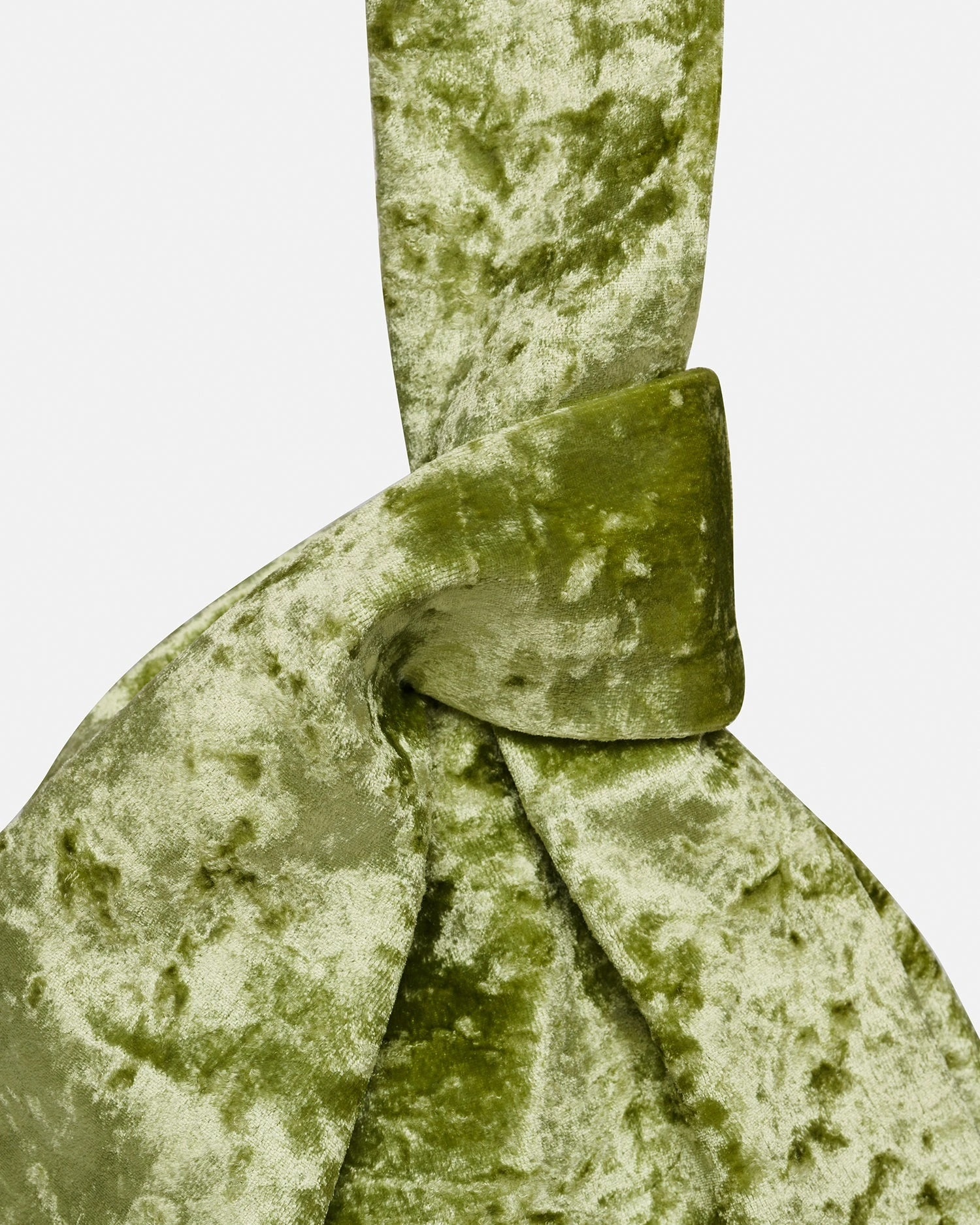 Nanushka Jen - Crushed Velvet Clutch - Sage 8 Nanushka Jen - Crushed Velvet Clutch - Sage - Image 6