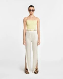 Nanushka Selene - Alt-Nappa Belt - Vanilla -Nanushka Wear Shop NW24RSBT00571 SELENE VANILLA ALT NAPPA 01