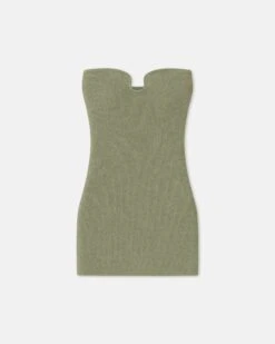 Nanushka Masato - Terry-Knit Dress - Faded Sage