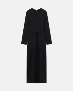 Nanushka Tamera - Slip Satin Maxi Dress - Black