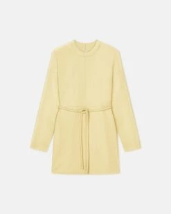 Nanushka Vanessa - Okobor™ Alt-Leather Mini Dress - Lemongrass -Nanushka Wear Shop NW24RSDR03813VANESSA LEMONGRASS OKOBOR 1