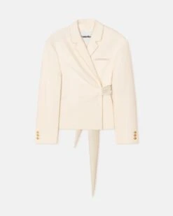 Nanushka Candace - Candace Blazer - Creme