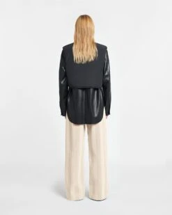 Nanushka Josine - Striped Wide-Leg Jeans - Creme -Nanushka Wear Shop NW24RSPA01071 JOSINE CREME DENIMSTRIPE 02 1