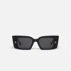 Nanushka Carmel - Bio-Plastic Rectangle-Frame Sunglasses - Black
