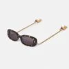 Nanushka Aliza Charm - Bio-Plastic Oval Sunglasses - Leopard -Nanushka Wear Shop NW24RSSG01878ALIZACHARM LEOPARD BIOPLASTIC 01