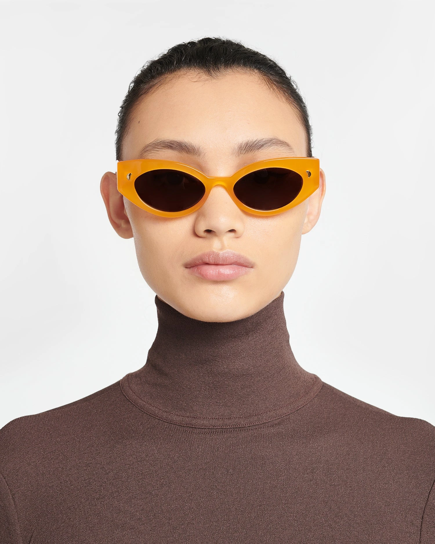 Nanushka Azalea - Bio-Plastic Cat-Eye Sunglasses - Orange 4 Nanushka Azalea - Bio-Plastic Cat-Eye Sunglasses - Orange - Image 2