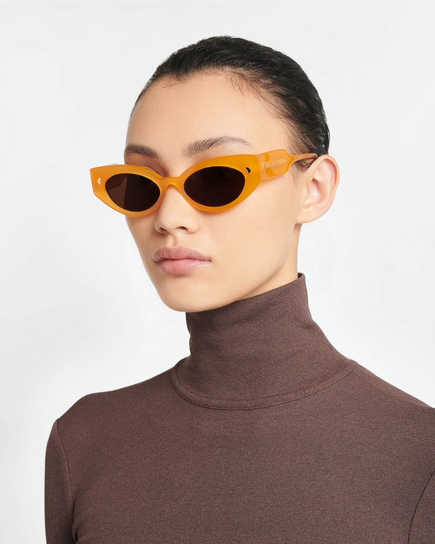 Nanushka Azalea - Bio-Plastic Cat-Eye Sunglasses - Orange 3 Nanushka Azalea - Bio-Plastic Cat-Eye Sunglasses - Orange