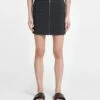 Nanushka Dillon - Quilted Tech Poplin Mini Skirt - Totem Off Black -Nanushka Wear Shop NW24RSSK00399 DILLON TOTEMOFFBLACK QUILTEDTECHPOPLIN 03