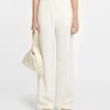 Nanushka Lanai - Tailored Cady Pants - Creme