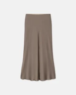 Nanushka Razi - Slip Satin Midi Skirt - Clay -Nanushka Wear Shop NW24RSSK01794RAZI CLAY SLIPSATIN