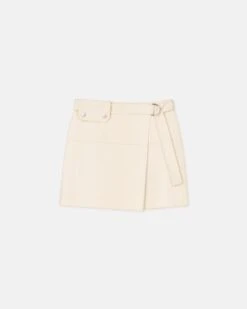 Nanushka Susan - Twill Wrap Skirt - Creme -Nanushka Wear Shop NW24RSSK01971SUSAN CREME STRUCTUREDTWILL