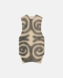 Nanushka Leela - Cashmere-Blend Vest - Spiral Spray