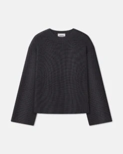 Nanushka Maura - Cashmere-Blend Sweater - School Grey -Nanushka Wear Shop NW24RSSW01193MAURA SCHOOLGREY CASHMEREBLEND 1