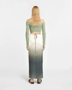 Nanushka Marnin - Terry-Knit Top - Faded Sage 9 Nanushka Marnin - Terry-Knit Top - Faded Sage -Nanushka Wear Shop NW24RSTP02379 MARNIN FADEDSAGE TERRYKNIT 02 A