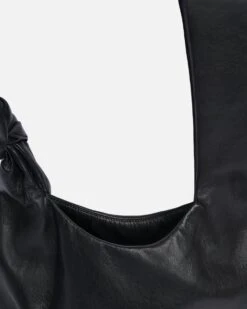 Nanushka Jen Knotted - Okobor™ Alt-Leather Clutch Bag With Knot Detailing - Black -Nanushka Wear Shop NW24SSBG02699JENKNOTTED BLACK OKOBOR 06