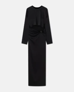 Nanushka Beatriz - Slip Satin Maxi Dress - Black 11 Nanushka Beatriz - Slip Satin Maxi Dress - Black -Nanushka Wear Shop NW24SSDR00899 BEATRIZ BLACK SLIP SATIN