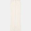 Nanushka Mykas - Leather-Trimmed Ribbed-Jersey Pants - Creme -Nanushka Wear Shop NW24SSPA03471 MYKAS CREME RIB JERSEY REGENERATED LEATHER