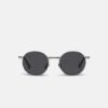 Nanushka Pola - Metal Round-Frame Sunglasses - Silver 2 Nanushka Pola - Metal Round-Frame Sunglasses - Silver -Nanushka Wear Shop POLA SILVER METAL 01