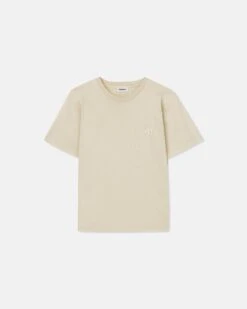 Nanushka Reece - Organically Grown Cotton T-Shirt - Shell Symbol