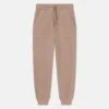 Nanushka Shay - Logo Sweatpants - Nut -Nanushka Wear Shop SHAY NUT ORGANIC FLEECE