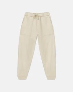 Nanushka Shay - Logo Sweatpants - Shell Symbol -Nanushka Wear Shop SHAY SHELL ORGANIC FLEECE 01