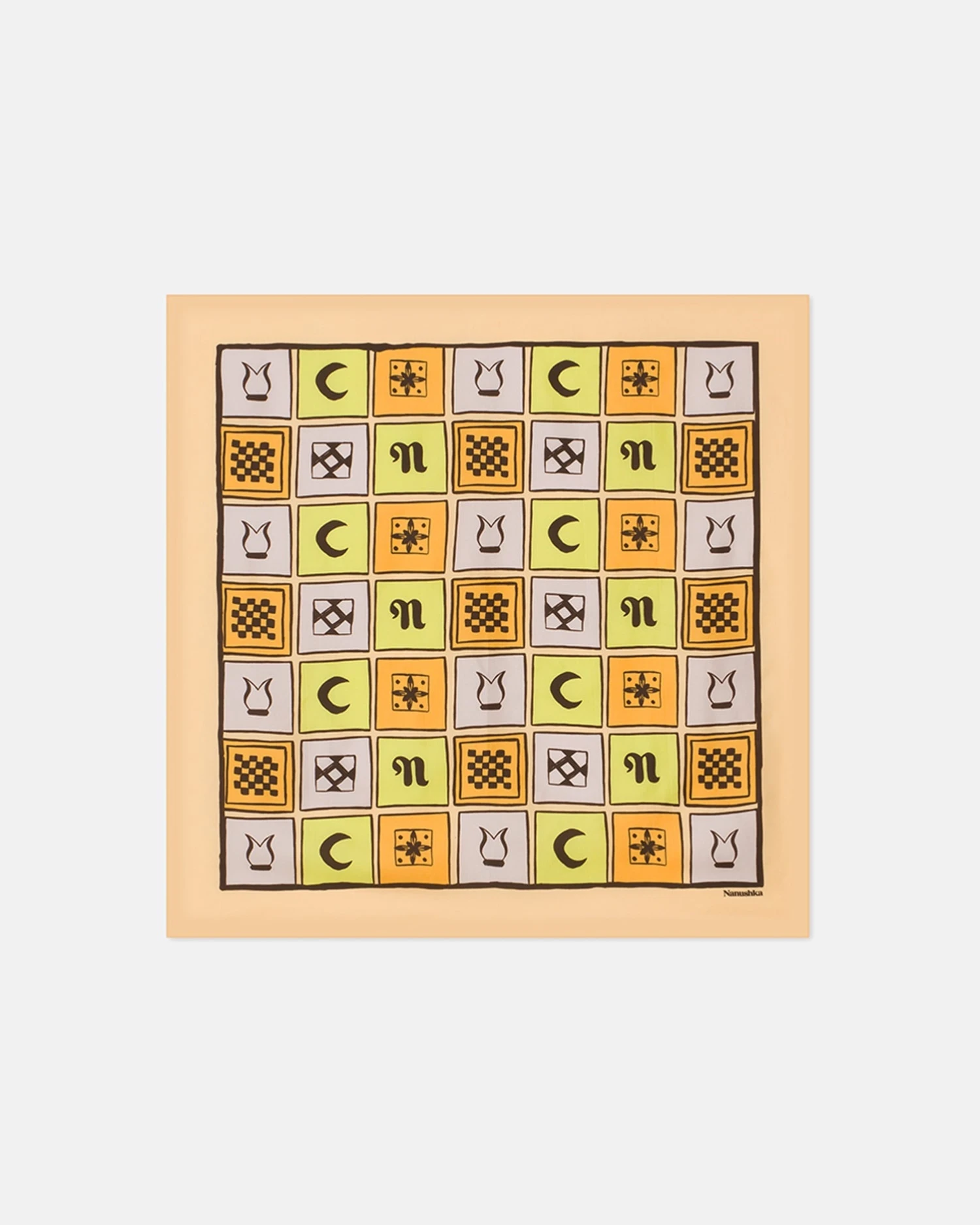 Nanushka Shoul - Printed Silk Scarf - Kopjafa Multicolor 3 Nanushka Shoul - Printed Silk Scarf - Kopjafa Multicolor