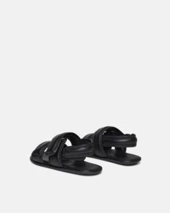 Nanushka Tarrus Mens - Rounded Toe Padded Flat Sandals - Black -Nanushka Wear Shop TARRUS BLACK NAPPA 04 7e33a7a2 ee77 487a 8fe7 48f82cd90215