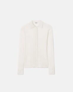 Nanushka Thalia - Superfine Merino Cardigan - Creme