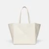 Nanushka The Origami Tote - Alt-Nappa Tote - Creme -Nanushka Wear Shop THE ORIGAMI TOTE OFF WHITE VEGAN NAPPA 3