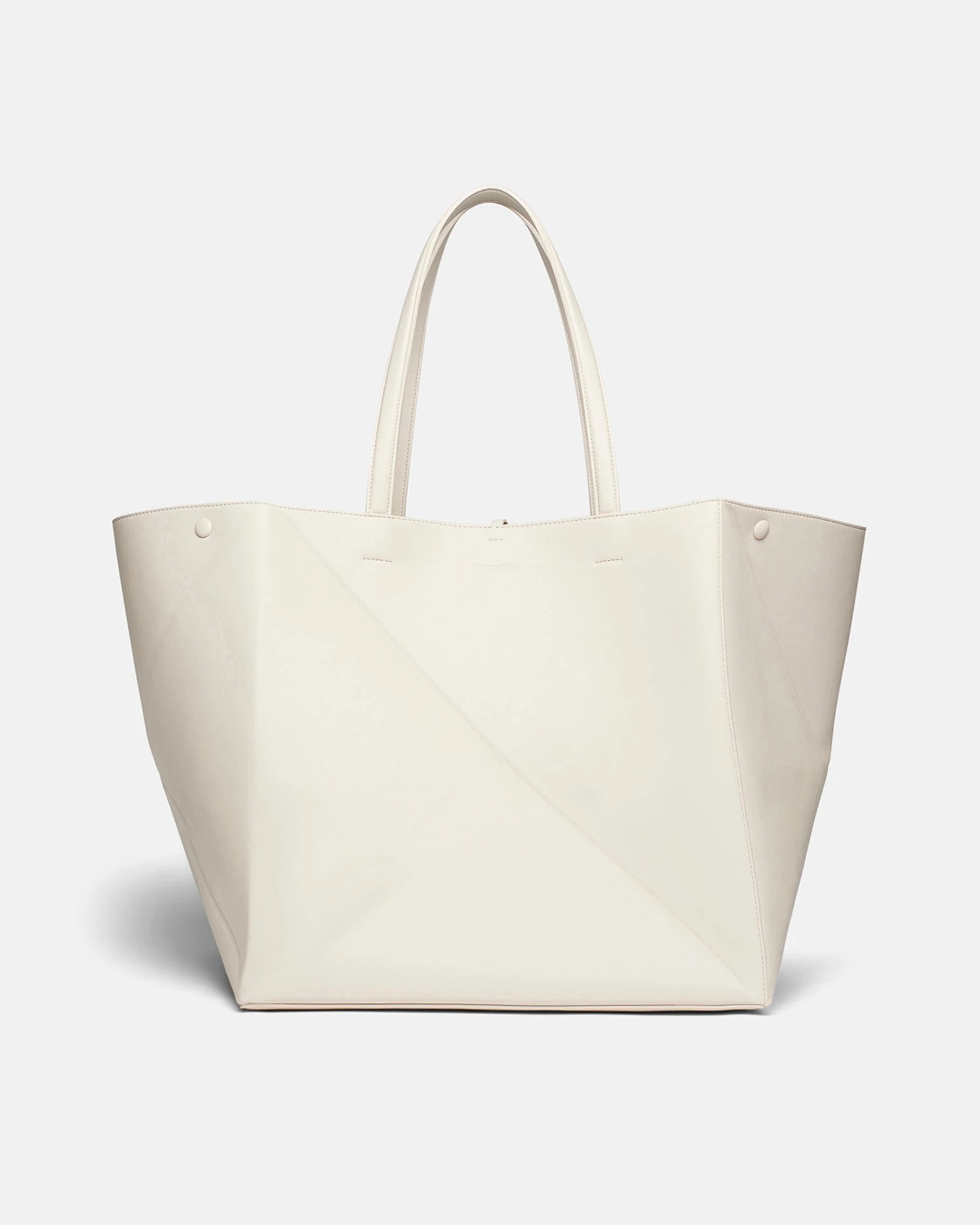 Nanushka The Origami Tote Large - Alt-Nappa Large Tote - Off - Off White 3 Nanushka The Origami Tote Large - Alt-Nappa Large Tote - Off - Off White