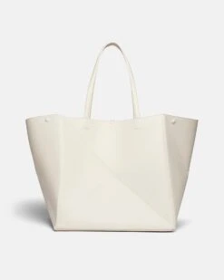 Nanushka The Origami Tote Large - Alt-Nappa Large Tote - Off - Off White 12 Nanushka The Origami Tote Large - Alt-Nappa Large Tote - Off - Off White -Nanushka Wear Shop THEORIGAMITOTELARGE OFFWHITE VEGANNAPPA 03