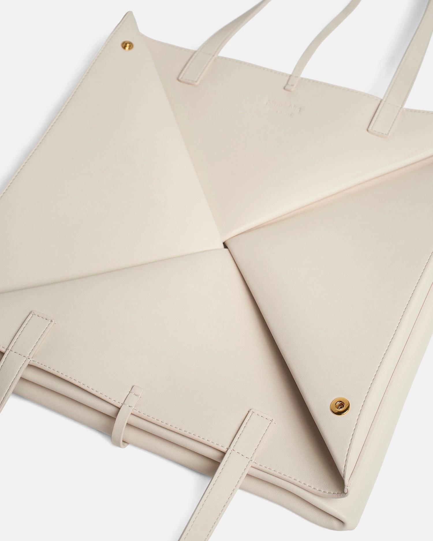 Nanushka The Origami Tote Large - Alt-Nappa Large Tote - Off - Off White 9 Nanushka The Origami Tote Large - Alt-Nappa Large Tote - Off - Off White - Image 7