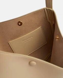 Nanushka The Square Bag - Alt-Nappa Bag - Almond -Nanushka Wear Shop THESQUAREBAG ALMOND VEGANNAPPA 04