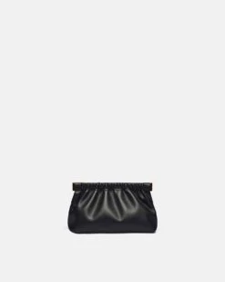 Nanushka The Bar Clutch Mini - Alt-Nappa Mini Clutch - Black