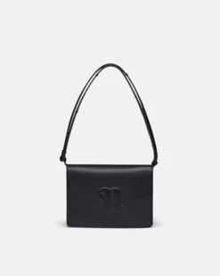 Nanushka The Concertina Large - Alt-Nappa Shoulder Bag - Black